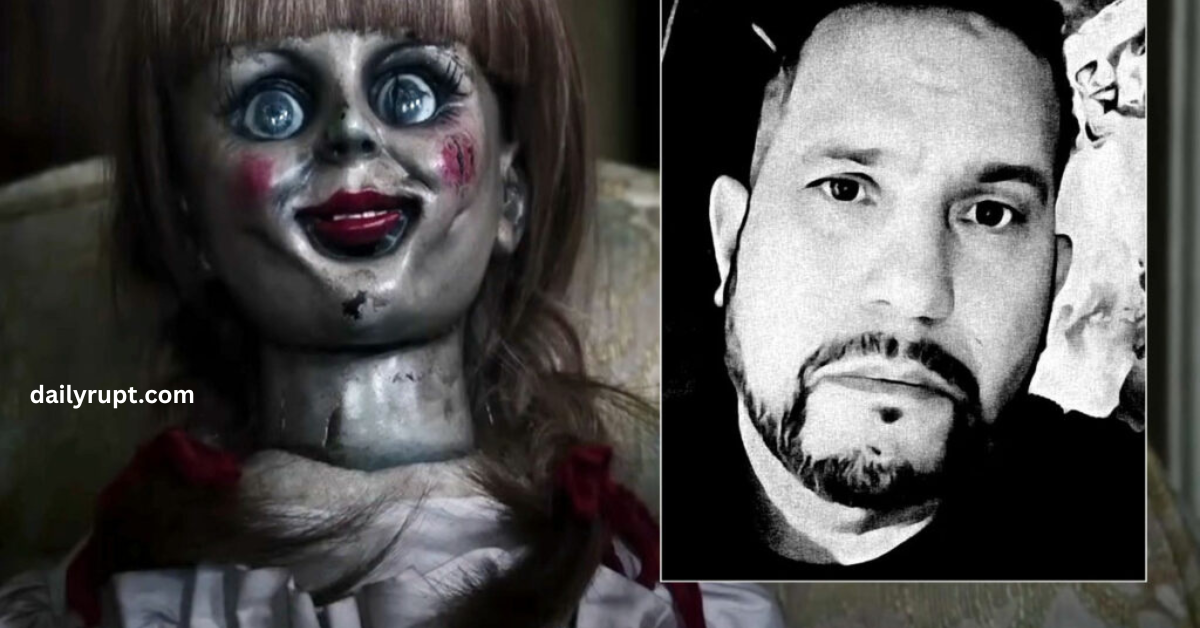 Dan Rivera with Annabelle doll
