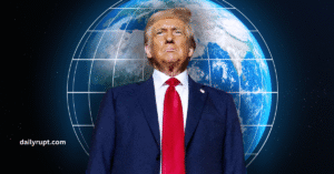 Trump speaking at education rally in 2025